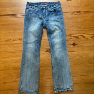 Vigoss light wash low rise y2k straight leg womens jeans SIZE 6